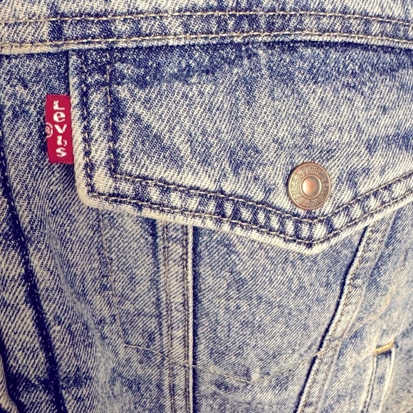 Levi’s Padded Trucker Denim Jacket Size XL - Picture 5 of 14